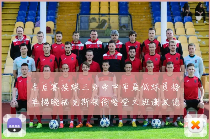 季后赛接球三分命中率最低球员榜单揭晓福克斯领衔哈登文班谢泼德紧随其后